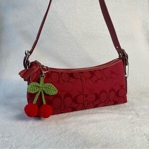 Rare Vintage Y2K Coach East West Demi Baguette Bag